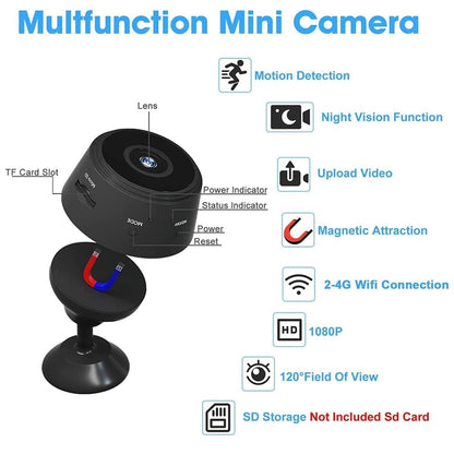 New 2025 ⭐ - Mini Magnetic Wireless WiFi Camera